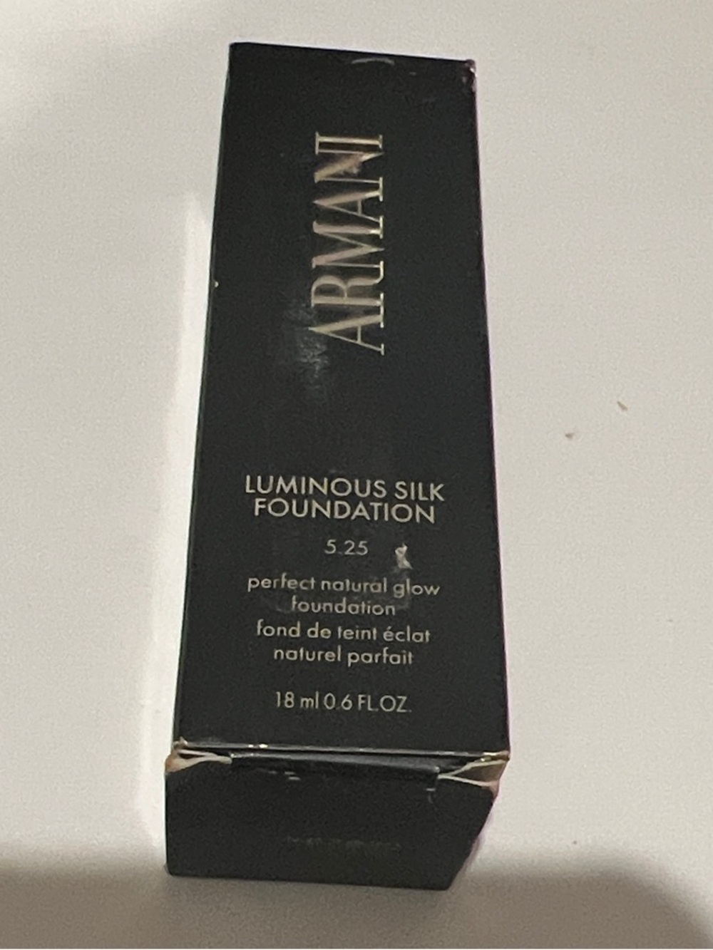 Giorgio Armani Luminous Silk Foundation - Black & Gold Packaging 5.25